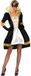 Leg Avenue Masquerade Ball Dress Volwassenen Vrouwen Zwart / Wit Halloween en Horror Maat S