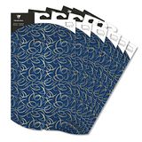Clairefontaine 618008C - 6 Opvouwbare Grote Cadeauzakjes - 30x40cm - Motieven: Arabesken - Pillow Box - Cadeauverpakking