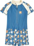Playshoes Kinderpakje met UV-bescherming, Jungleprint, Petrol, Dierenprint, Polyester