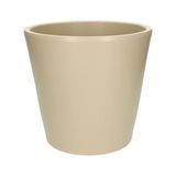 Pot de fleurs gris galet grès Ø25 cm