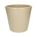 Pot de fleurs gris galet grès Ø25 cm