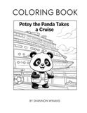 Petey The Panda takes a Cruise Coloring Book