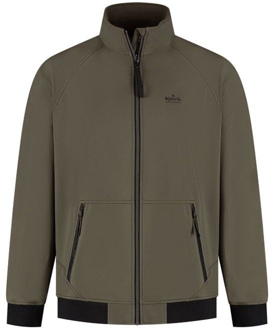 Kjelvik Jas - Dion - groen - softshell zomer - maat S