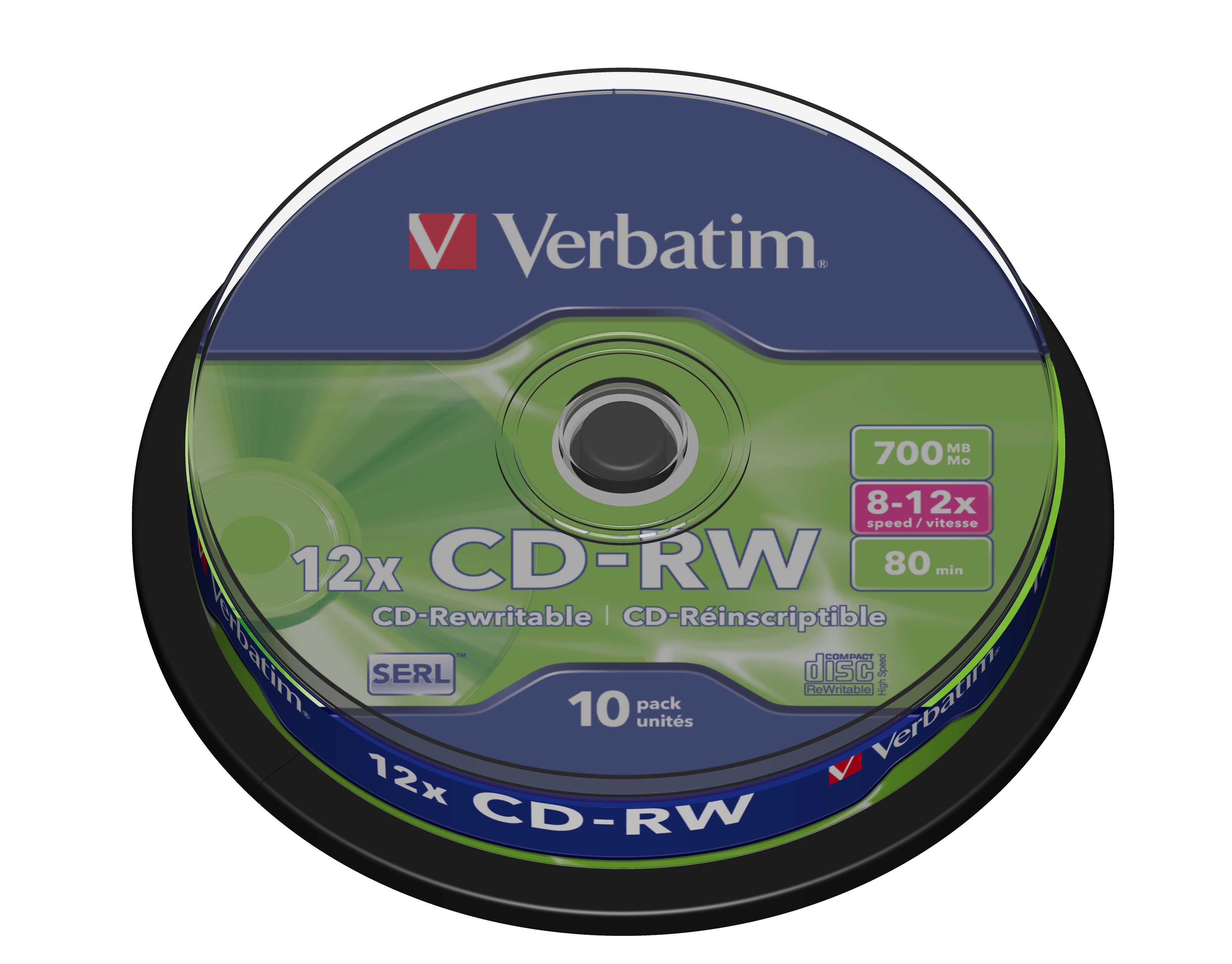 Verbatim CD-RW 700MB 12x - 10 Pack