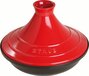 Staub Tajine - 28 cm - Zwart-kers - Rood - Gietijzer