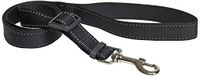 CHAPUIS SELLERIE SLA320 Reflecterende hondenriem - versterkte nylon riem zwart - breedte 15 mm - lengte 1,20 m - maat S