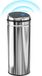 HOMCOM Poubelle à capteur - Acier inoxydable - Argent - 50L