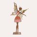 KEYHOMESTORE Rose en forme de fée dansante, en corten rouille, dimensions 70x40 cm