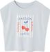 Vertbaudet T-shirt voor meisjes, cropped, korte mouwen met schoudervulling