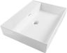 Brauer Lunar Wastafel - 60 cm - Keramiek - Wit