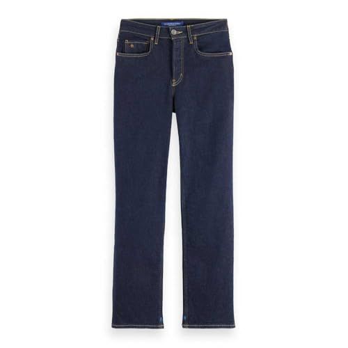 Scotch & Soda Core Sky Straight Fit Jeans - Clean Blue - Women's