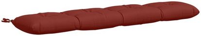 vidaXL Coussin de banc VIANEN 100% Polyester Rouge 140 x 30 x 12 cm
