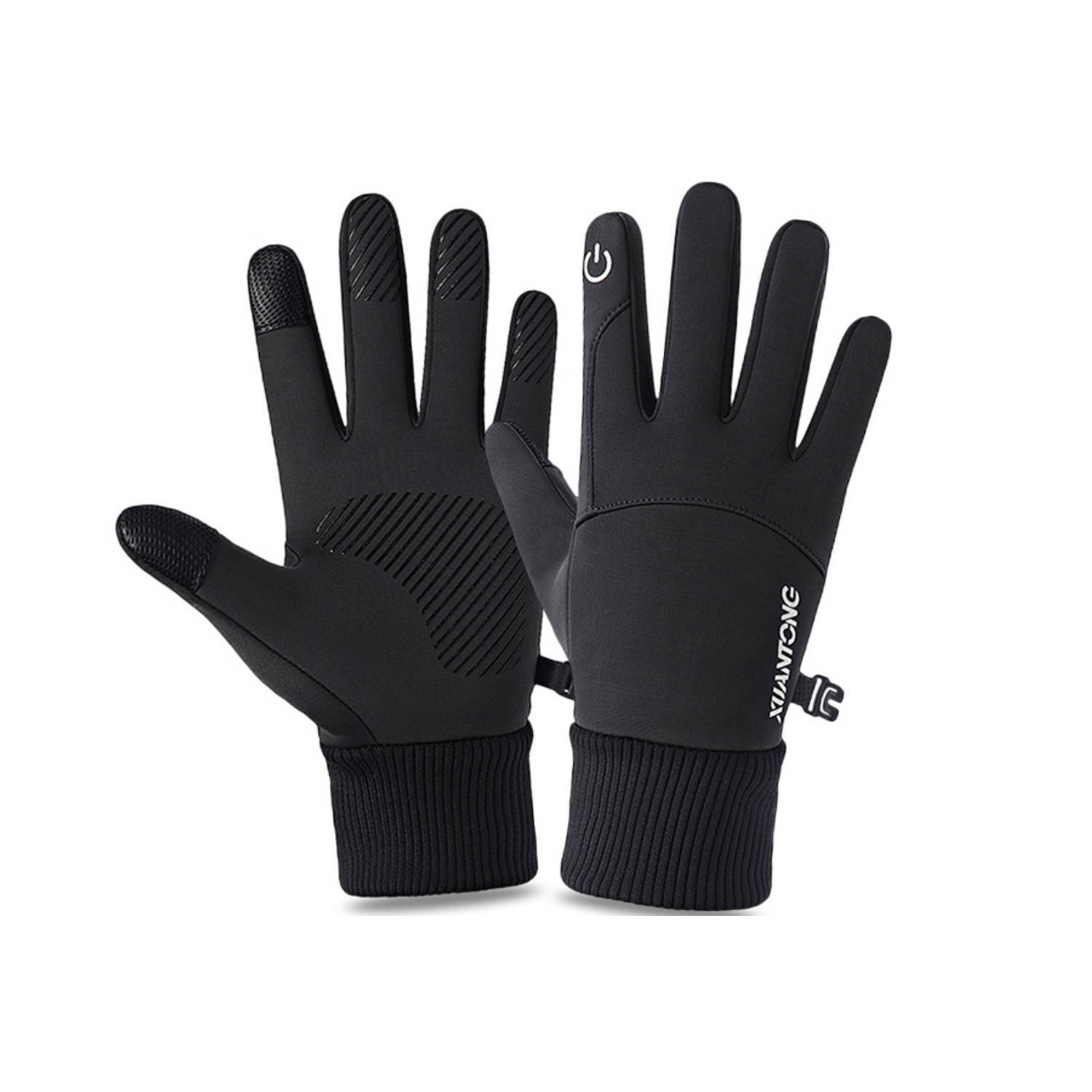 - Fleece Handschoenen met Touchscreen bediening – Wind en Waterdicht – Maat L – Zwart