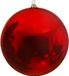 Decoris Kunststoff Christbaumkugel 40cm Kerstrood 1 Stück