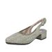 Rieker Damespumps, 47060, groen, 39 EU