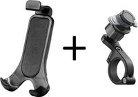 Lampa Titan Opti Combo fixation guidon avec support téléphone universel