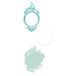 Sizzix gelaagde doorzichtige stempelset 3PK Artsy Regal Frame van 49 en Market