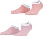 Esprit Allover Stripe 2-Pack dames sneakersokken - veelkleurig - maat 35-38