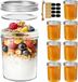 Omgoods - Set de 8 bocaux de conservation hermétiques en verre 480ml