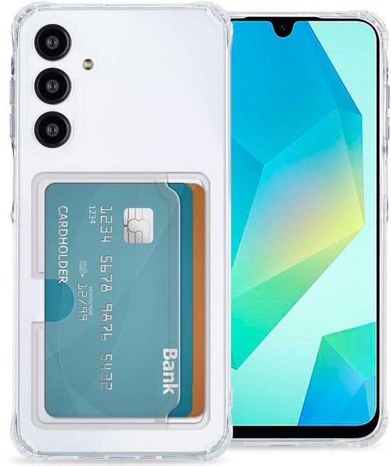 imoshion Hoesje met Pasjeshouder - Geschikt voor Samsung Galaxy A16 (4G) / A16 (5G) - Transparant