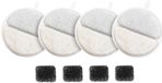 OEM BeiJingLiangPinJiaZuoKeJiWenHuaFaZhanYouXianGongSi Drinkfontein Filters - Met Koolstoffilter en Schuimfilter - Voor Katten en Honden - 8 Stuks - Wit/Zwart