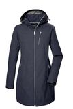 Killtec Kos 57 Softshell Parka - Dames - Blauw - Maat 38