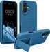 kwmobile back cover voor Apple iPhone 16 - TPU - Caribisch Blauw