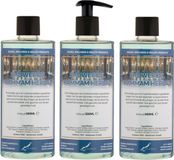 Claudius Cosmetics B.V. Douchegel Hammam Herbal 500 ml - set van 3 stuks - met gratis pomp - Showergel