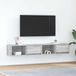 Maison Exclusive - Meuble TV, 2 pièces, Sonoma gris, 80x31x25,5 cm, panneau de particules