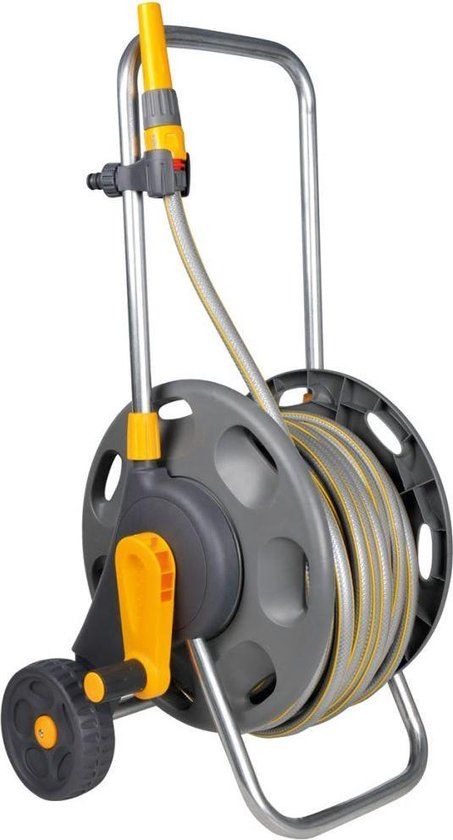 Hozelock Slangenwagen + 30 m slang - Grijs