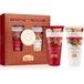 Helan, Ambra Halsketting - Coffret cadeau pour femme avec shampooing et douche 2-en-1 et crème corporelle hydratante parfumée - Idées cadeaux beauté avec vitamine C, E et huile d'amande douce, 75 ml