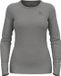 Odlo Natural Merino 200 Lange Mouwen Thermoshirt Vrouwen - Grijs - Maat S