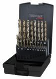 RUKO TERRAX Spiraalboor-set DIN 338 Type VA HSSE-Co 5 - 19 stuks