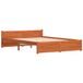 vidaXL Bedframe Wasbruin Massief grenenhout 205,5 x 155,5 x 51 cm