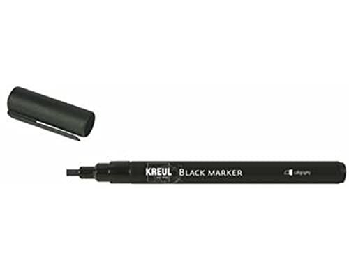 Kreul 18173 - Zwarte kalligrafiemarker - 0,5-3,5 mm - waterproof