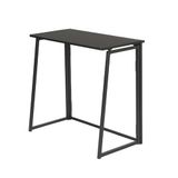 FurnitureR Computerbureau, opvouwbaar, compact, zwart, 80 x 40 x 74 cm