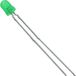 Vishay TLLG4400 Bedrade LED Groen Rond 3.2 mm 1.2 mcd 50 ° 7 mA 1.9 V
