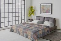 Italian Bed Linen Athena Zomer Quilt Adana Grigio Tweepersoons