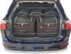 KJUST Fab.Labs VW Golf 8 Variant 2020+ 5-delige Reistassen Set Auto Interieur Organizer Kofferbak Accessoires Zwart