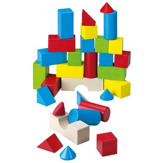 Haba 001076 Speelgoedblokken Beuken Multi 2283g 1-8 jaar