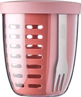 Mepal Ellipse Fruit & Veggie Pot - 600 ml - Vivid Mauve