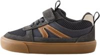 Next Jongens Sneakers Leer Elastische Veters Klittenbandsluiting Schoenmaat 28 Charcoal Grey