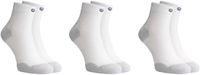 Rogelli Core Dames en Heren 3 pack Hardloopsokken - Wit/Grijs