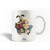 Keramische mok maniacase, Fluffels en Gromit