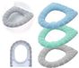 Toiletbrilhoes - Blauw, groen en grijs - Polyester