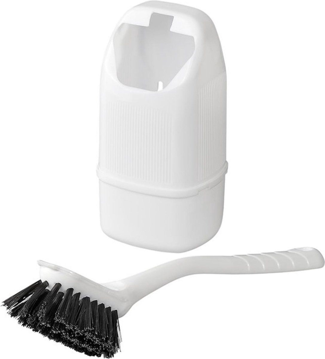 ProPlus Caravan/Camper WC Borstel - Wit met Houder