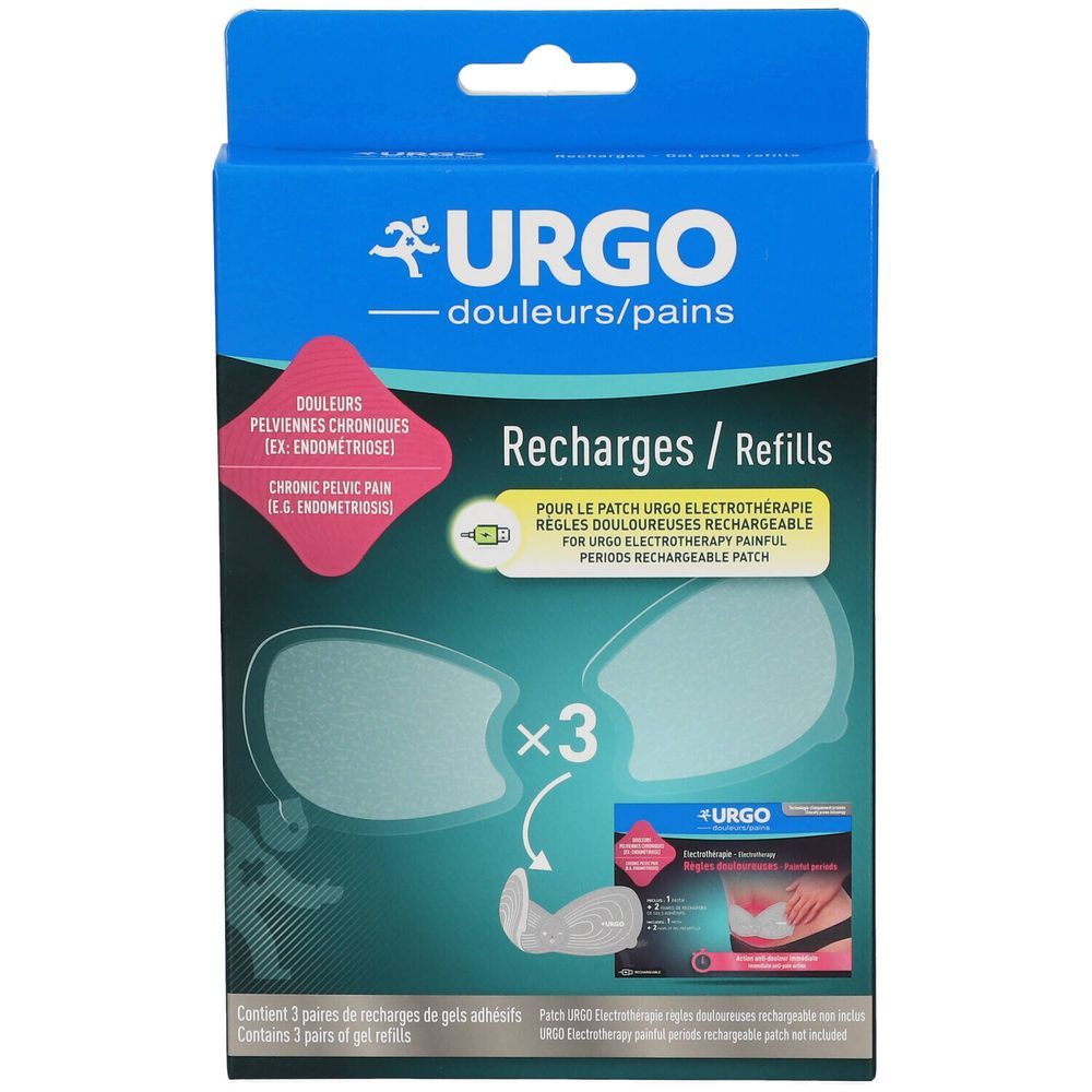 Urgo Elektrotherapie Pijnlijke Menstruatie Navulling - 1 set
