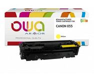 Armor OWA K16470OW Yellow Toner Cartridge (CRG055Y) for Canon Color LaserJet PRO M254/M280/M281 Series - 2100 Pages