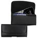 kwmobile Hoesje met clip voor broekriem - Telefoonhoesje met pasjeshouder - 17,2 x 8,5 cm Hoes met broekclip in zwart