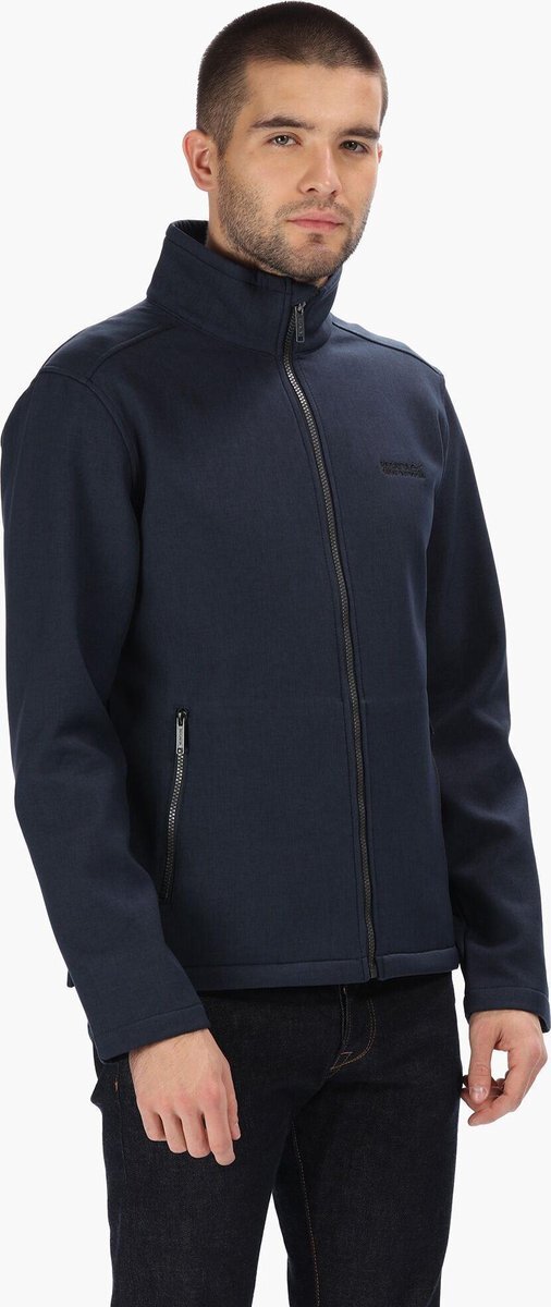 Regatta softshell jas Cronan heren blauw